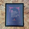 1986 Crown Royal Jack and Jill Nursery Rhyme Whisky Vintage Magazine Ad with Frame