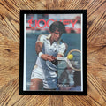 1981 Jockey Tenniswear Harold Solomon Vintage Sports Magazine Ad with Frame