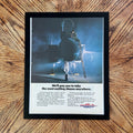 1980's US Air Force "Most Exciting Classes" Fighter Jet Recruitment Vintage Magazine Ad with Frame