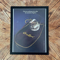 1980's Vintage Crown Royal Magazine Ad with Frame - "Give an ordinary ice cube its moment of glory."