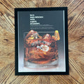 1988 Southern Comfort "Ice is More Delicious with a Touch of Comfort." On the Rocks - Vintage Ad with Frame
