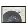 Vintage 1980s Michelin Double Page Magazine Ad with Frame