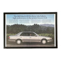 Vintage 1989 Mazda 929 Magazine Ad with Frame