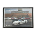 Vintage 1989 Pontiac Pace Car x Indy 500 Magazine Ad with Frame