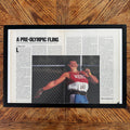 Sports Illustrated A Pre-Olympic Fling Kamy Keshmiri Discus Vintage Track