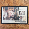 Benson & Hedges Because Quality Matters Vintage Cigarette Ad Robe