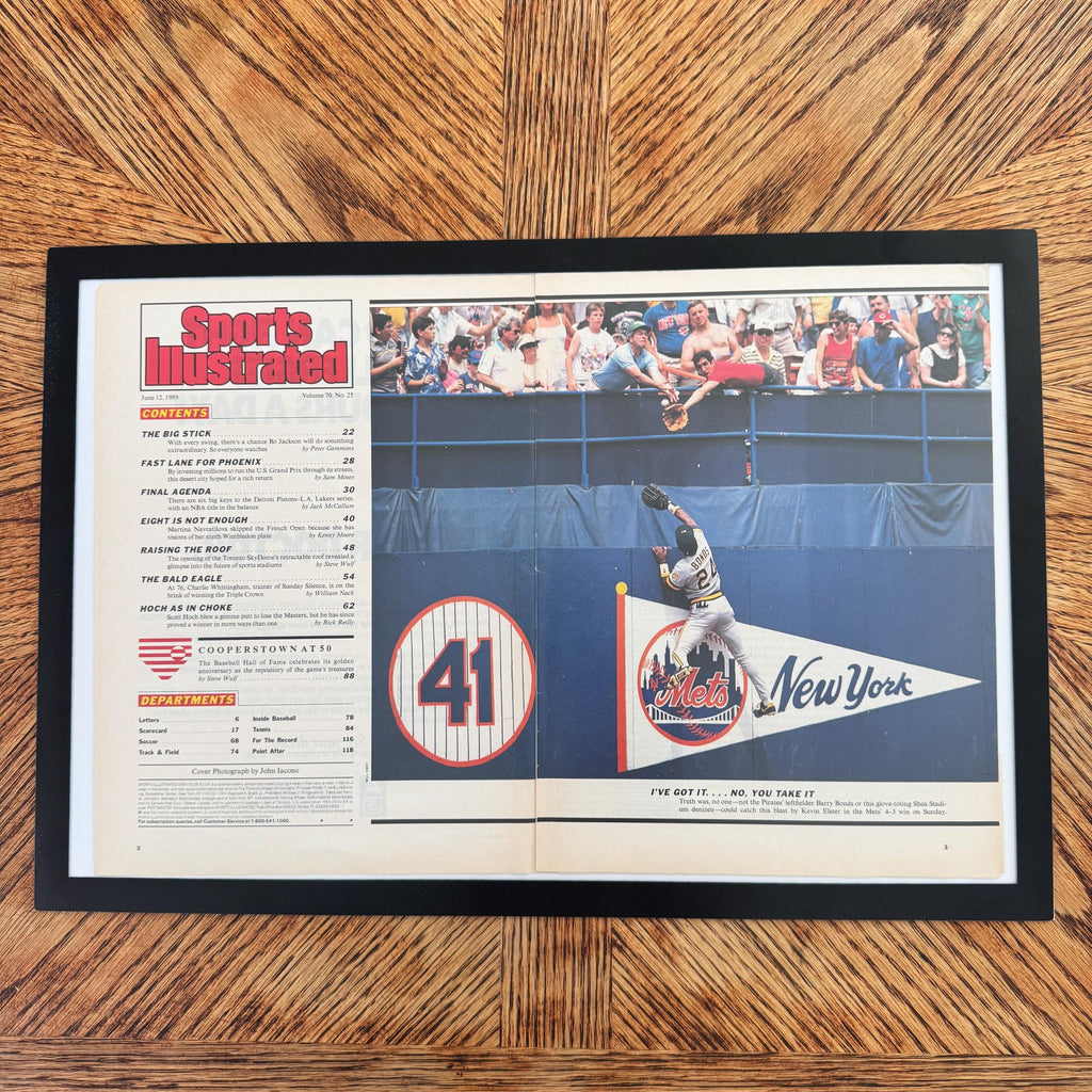 Sports Illustrated Ive Got It Barry Bonds Mets Vintage Baseball Catch