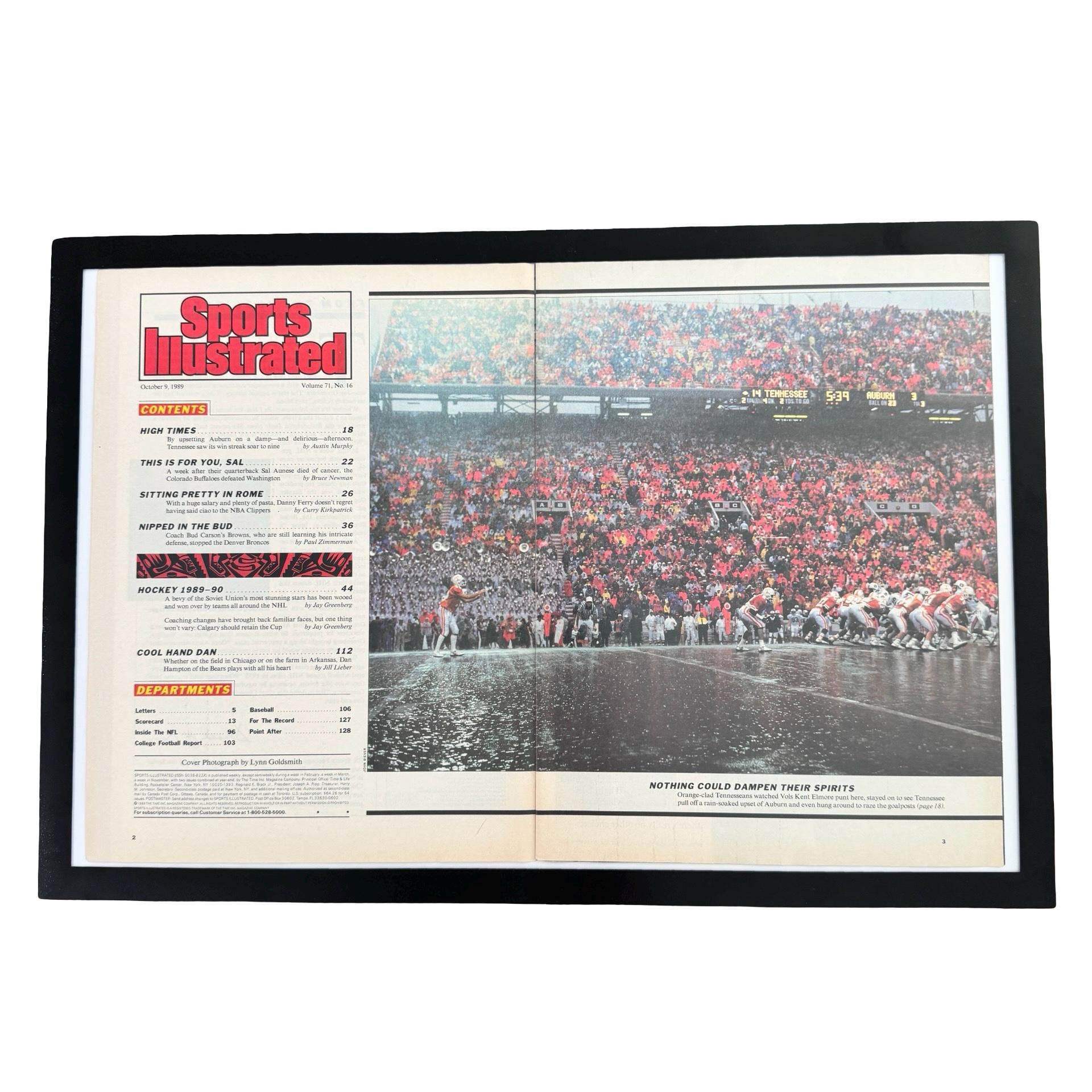 Sports Illustrated Nothing Could Dampen Their Spirits Vintage College Football