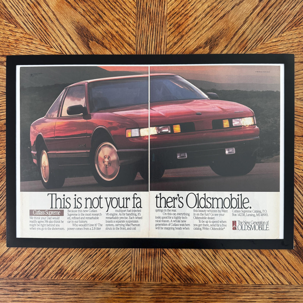 Oldsmobile Cutlass Supreme Not Your Fathers Oldsmobile Vintage Car Ad
