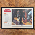 Sports Illustrated Moneyball NBA Jazz Warriors Vintage Basketball Page