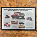 Chrysler Dodge We Back Every Truck 1985 Vintage Truck Ad