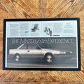 Mazda 626 Experience Sport Coupe Vintage Car Ad