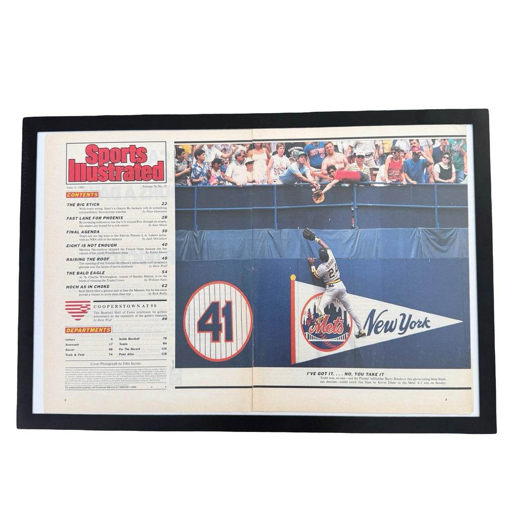 Sports Illustrated Ive Got It Barry Bonds Mets Vintage Baseball Catch