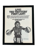 Harlem Globetrotters Lynette Woodard First Lady Vintage Basketball Ad Print