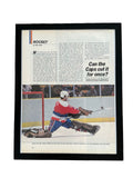 Washington Capitals Goalie Vintage NHL Hockey Photo Print Sports Wall Art