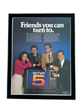 WTVF Channel 5 Friends You Can Turn To Vintage 80s TV Ad Print