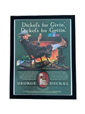 George Dickel Tennessee Whisky Vintage 1983 Liquor Ad Print Bar Wall Art