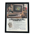 Commodore 64 Computers Vintage 80s Computer Ad Print Retro Tech Wall Art