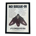 Florsheim Flexibles No Break-In Shoes Framed Vintage Magazine Ad