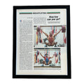 Weightlifting How Low Can You Go Soviet Champions Framed Vintage Magazine Page