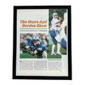 Steve Young BYU The Steve And Gordon Show Framed Vintage Magazine Page