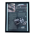 Chrysler LeBaron GTS Outperform Europe Framed Vintage Magazine Ad