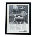 ITT Stop Even On Ice Anti-Lock Brakes Framed Vintage Magazine Ad