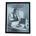 Kodak Can You Tell Me Where It Hurts Copier Framed Vintage Magazine Ad