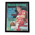 Sports Illustrated Jim Kelly Look Out Marino Montana Fouts 1986 Framed Vintage Cover
