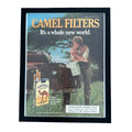 Camel Filters Its A Whole New World Safari Framed Vintage Magazine Ad