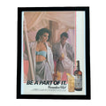 Canadian Club Whisky Be A Part Of It 1986 CC Cooler Framed Vintage Magazine Ad