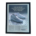 Reebok Workout Mid Cut Sneakers Not A Spectator Sport Framed Vintage Magazine Ad