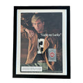 Lucky Strike Lights Light My Lucky Framed Vintage Magazine Ad