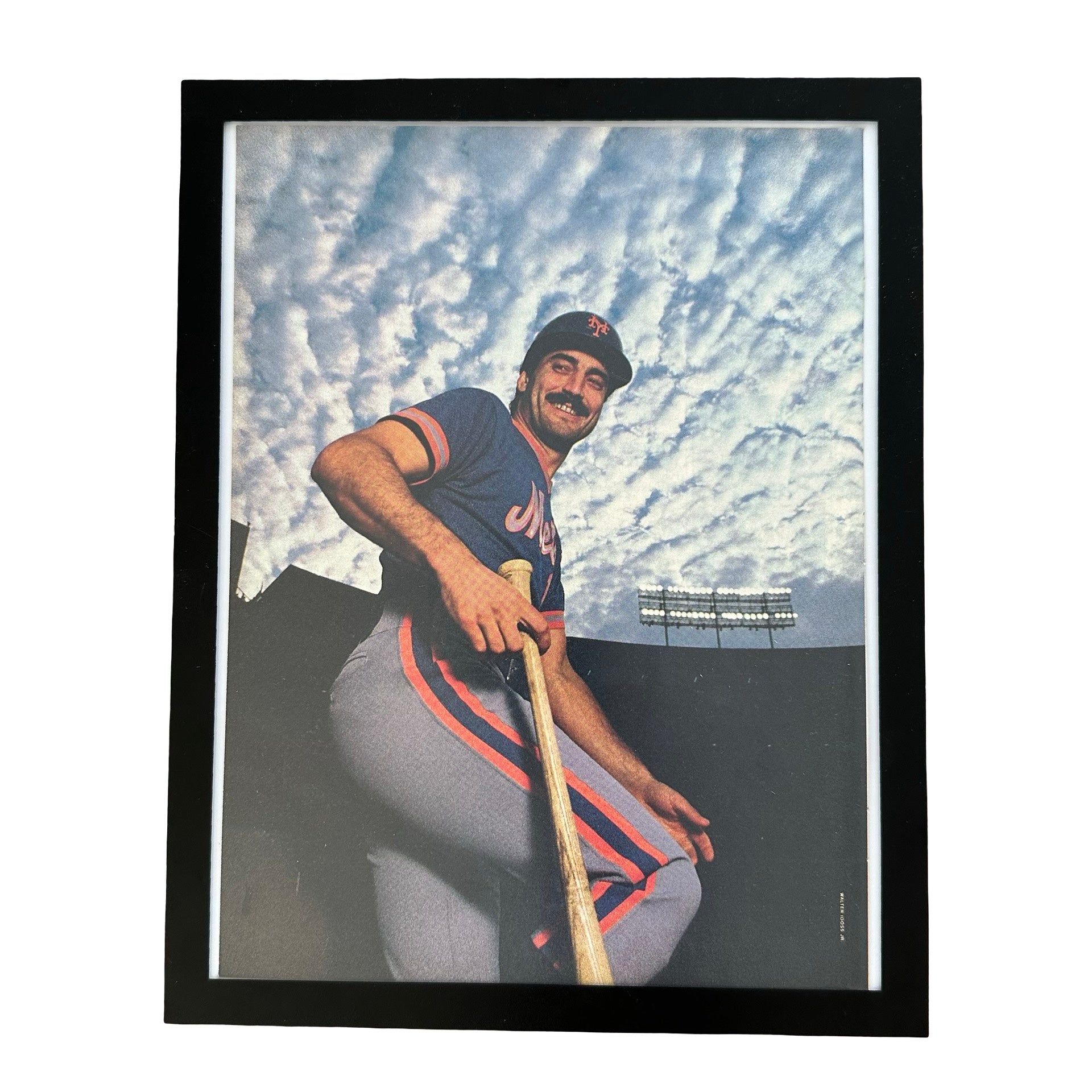 Keith Hernandez New York Mets Walter Iooss Framed Vintage Baseball Photo
