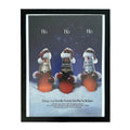 Michelob Beer Bring Our Family Home For The Holidays Santa Bottles Framed Vintage Magazine Ad