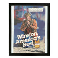 Winston Lights Cigarettes Americas Best Excellence 1989 Framed Vintage Magazine Ad