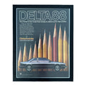 Oldsmobile Delta 88 1987 Coupe Stand Out In The Crowd Pencils Framed Vintage Magazine Ad